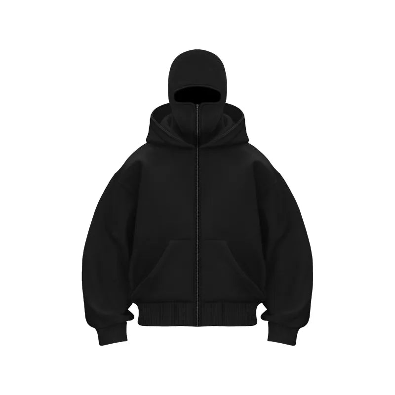 Fleece-lined Double Hooded Sweater