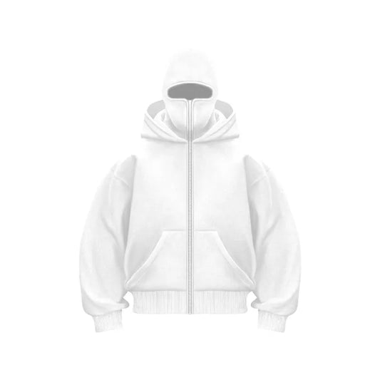 Fleece-lined Double Hooded Sweater